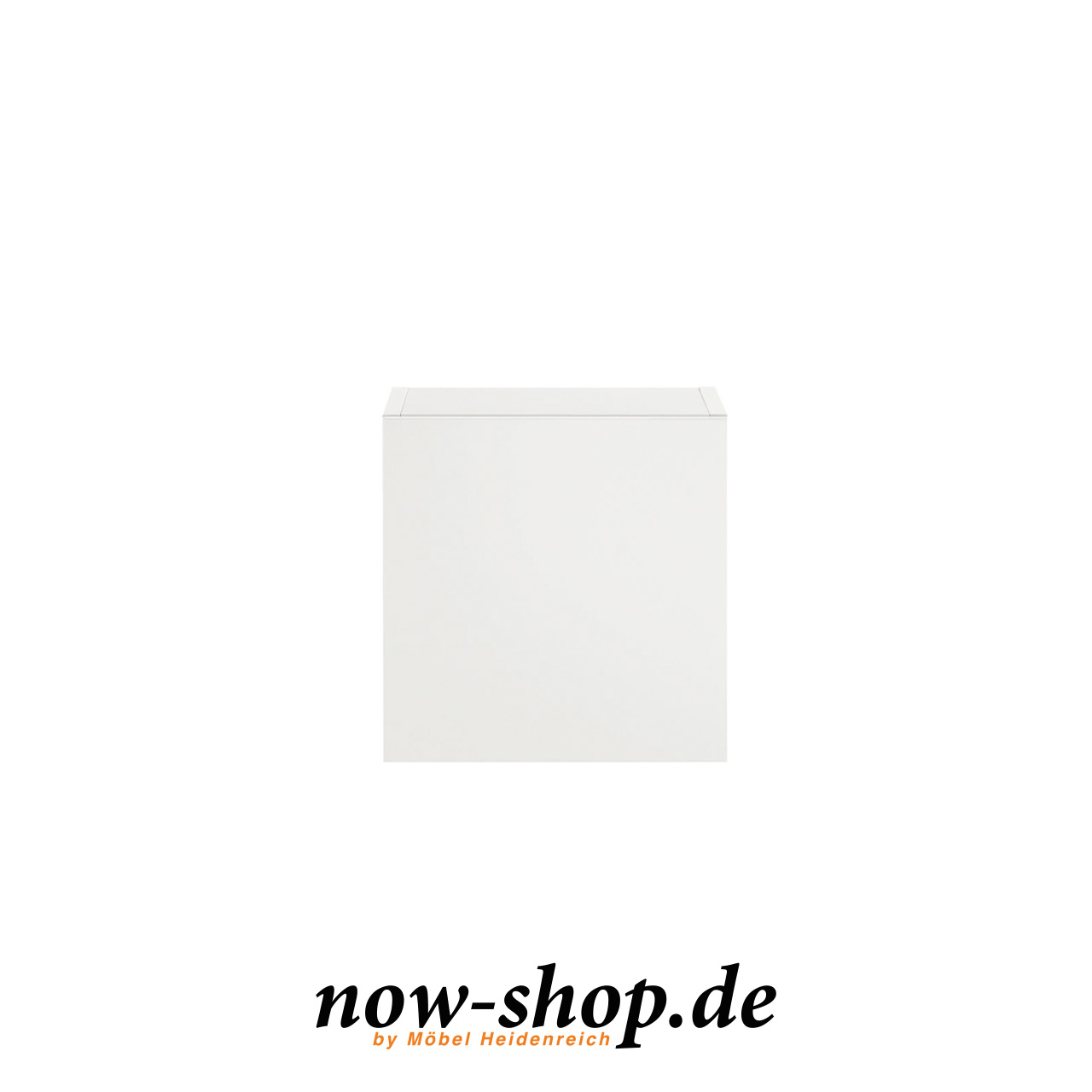 now! by hülsta - for you Hängebaukasten 33503 Quadratischer weißer Baukasten mit geschlossener Tür.