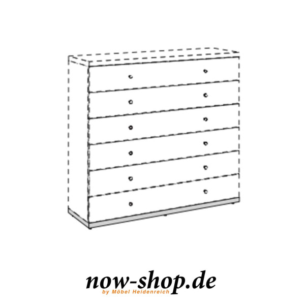 now! by hülsta – time Sockelplatte für Highboards