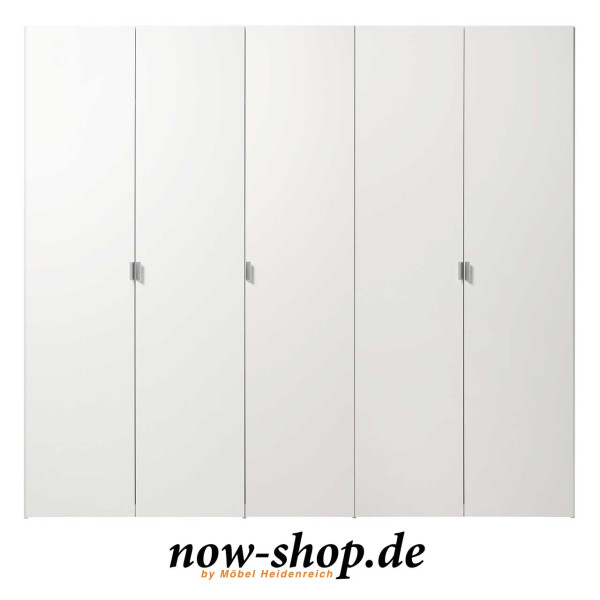now! by hülsta – basic Kleiderschrank mit 5 Türen 