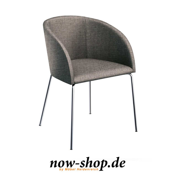 now! by hülsta – dining Stuhl S19 in taupe