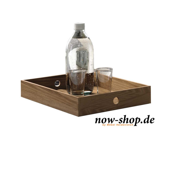 now! by hülsta – coffee tables Tablett 821 in Kernnussbaum