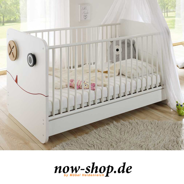 now! by hülsta – minimo Babybett schneeweiß 55883 Lagerware