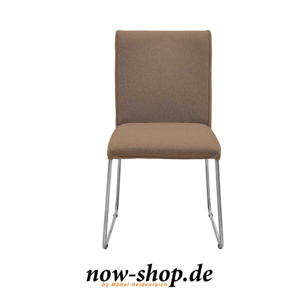 now! by hülsta – dining Stuhl S21 Cappucino Frontalaufnahme