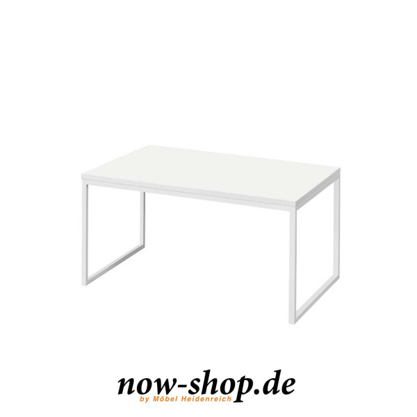 now! by hülsta – CT 17-1 Tischplatte weiß und Gestell weiß 