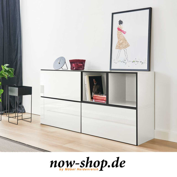 now! by hülsta – to go colour Sideboard weiß
