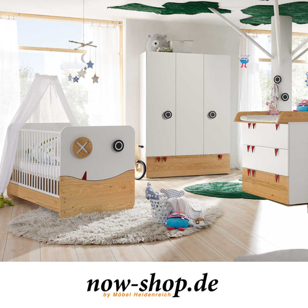 now! by hülsta – minimo Babybett, Schrank und Kommode mit Wickelaufsatz zum Vorzugspreis Artikel-Nr. 990166