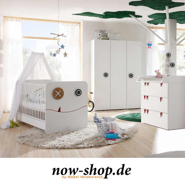now! by hülsta – Babyzimmer in Schneeweiß 990043