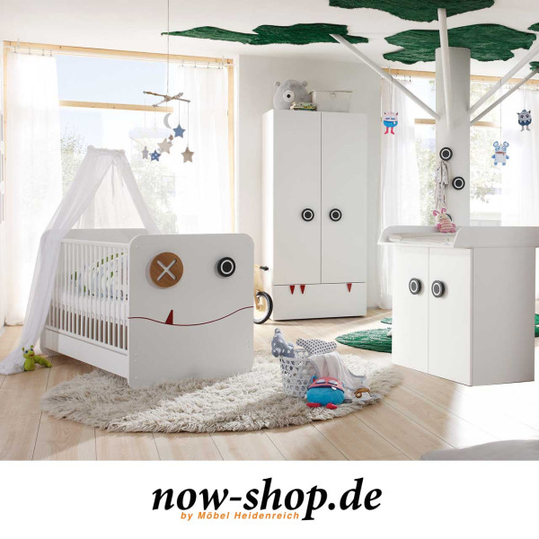 now! by hülsta – minimo Babyzimmer in Schneeweiß