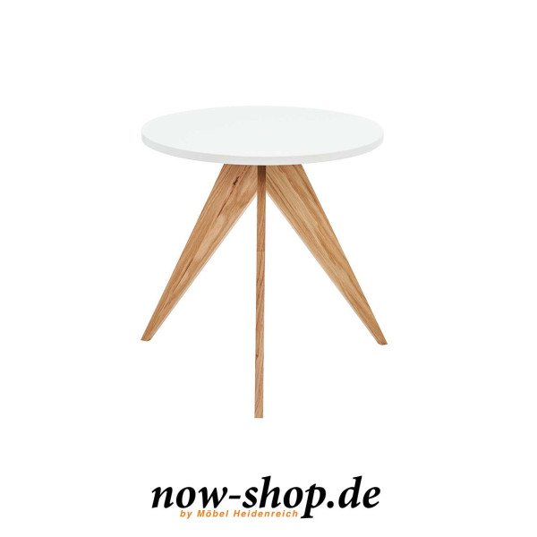 now! by hülsta – coffee tables Beistelltisch mit Gestell Natureiche